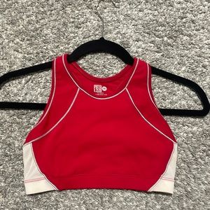 Desoto Sport Femme Triathlon Sports Bra - Red - Size Medium